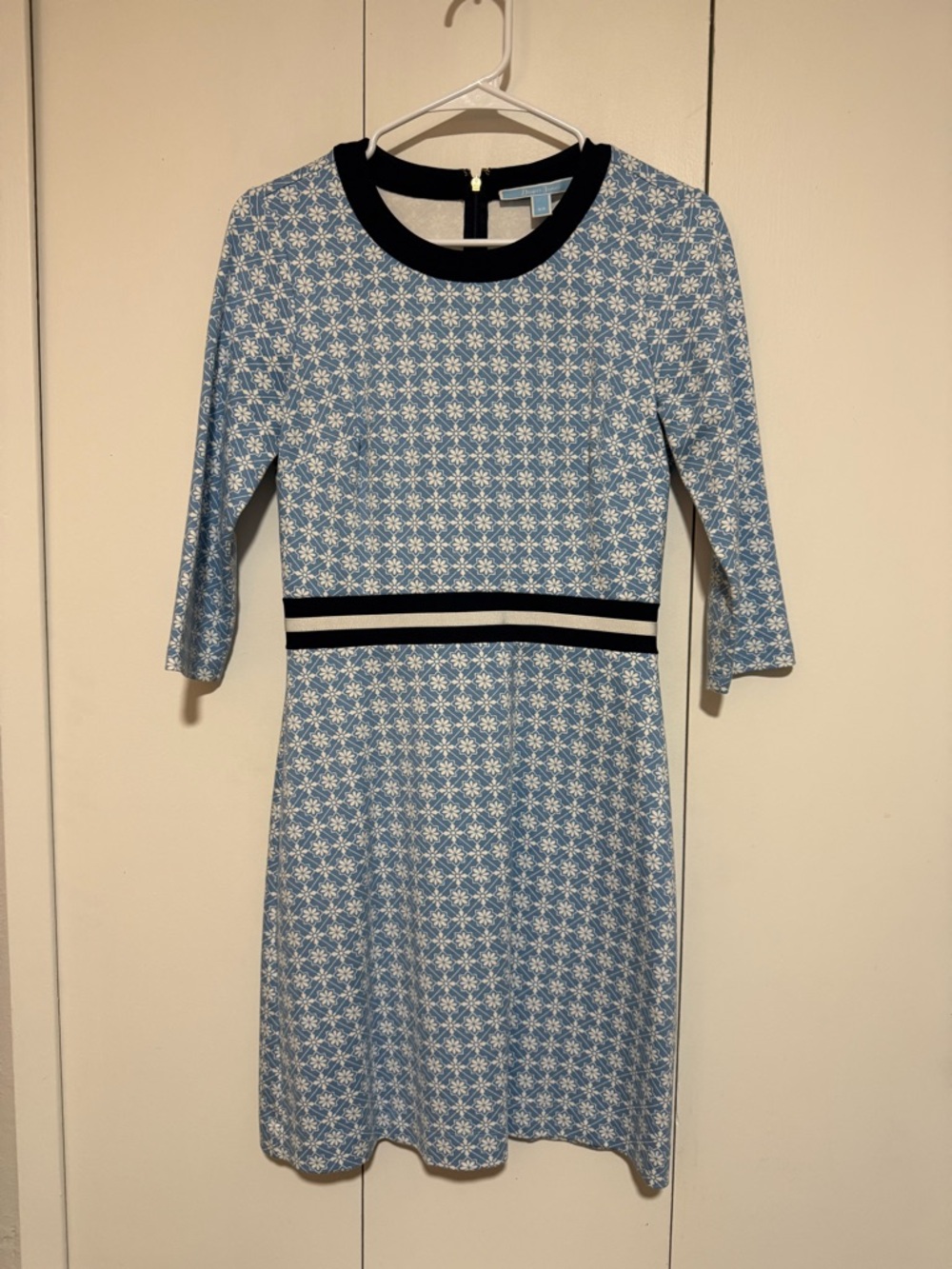 Draper James Honeycomb Floral Ponte Knit Dress size XS